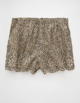 AE High-Waisted Leopard Short