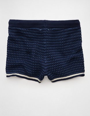 AE Crochet Striped Short