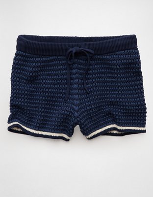 AE Crochet Striped Short