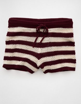 AE Crochet Striped Short