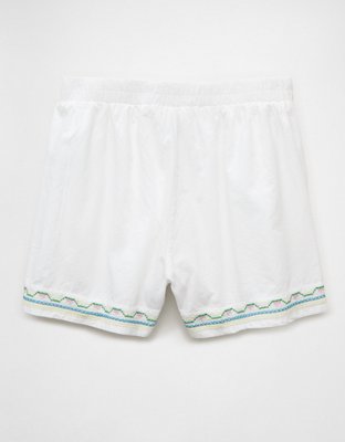 AE High-Waisted Embroidered Short
