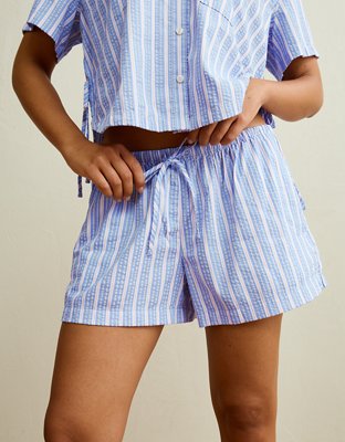 AE Mid-Rise Seersucker Short