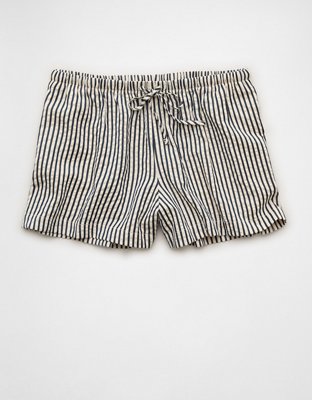 AE High-Waisted Seersucker Short