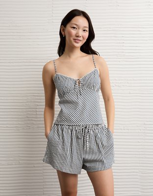 AE Mid-Rise Seersucker Short