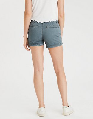 AE Khaki Midi Short