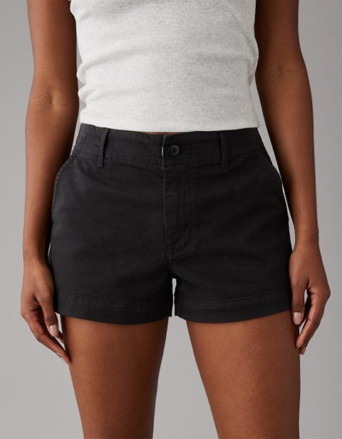 Женские брюки American Eagle AE Stretch High-Waisted Trouser Short Short