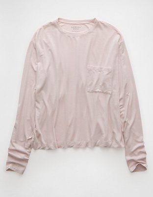 AE Soft  Sexy Long-Sleeve Pocket T-Shirt