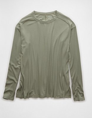 AE sold OVERSIZED SQUARE NECK LONG-SLEEVE PEAS.