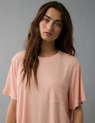 AE T-shirt avec pochette Doux et sexy