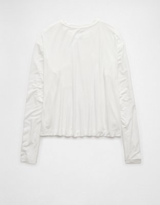 T-shirt à poche et manches longues Doux et sexy AE