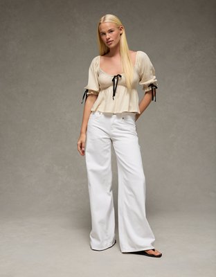 AE Puff Sleeve Babydoll Tee