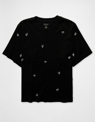 AE Rhinestone & Pearl T-Shirt