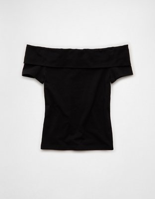 AE Off The Shoulder Foldover Top | AE