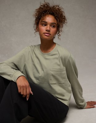 AE Everyday Luxe Long Sleeve T-Shirt