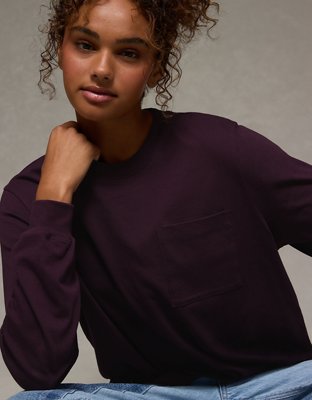 AE Everyday Luxe Long Sleeve T-Shirt