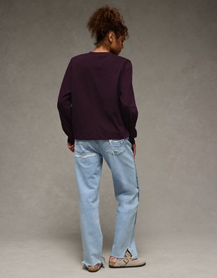 AE Everyday Luxe Long Sleeve T-Shirt