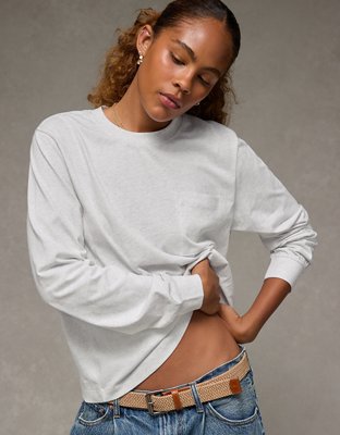 AE Everyday Luxe Long Sleeve T-Shirt