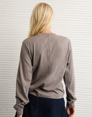 AE Everyday Luxe Long Sleeve T-Shirt