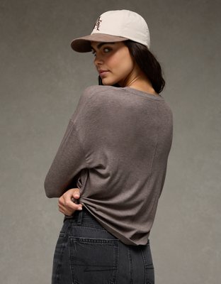 AE Soft & Sexy Long Sleeve Pocket T-Shirt