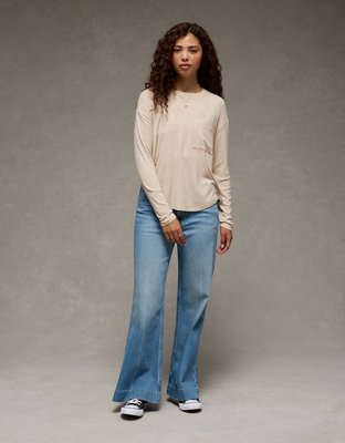 AE Soft & Sexy Long Sleeve Pocket T-Shirt