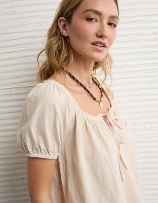 AE Sunchaser Tie-Front T-Shirt