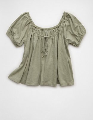 AE Sunchaser Tie-Front T-Shirt