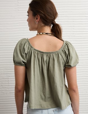 AE Sunchaser Tie-Front T-Shirt