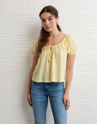 AE Sunchaser Tie-Front T-Shirt