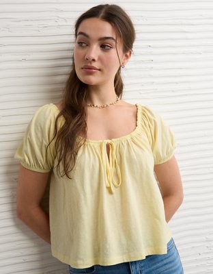 AE Sunchaser Tie-Front T-Shirt from American Eagle - $22.46