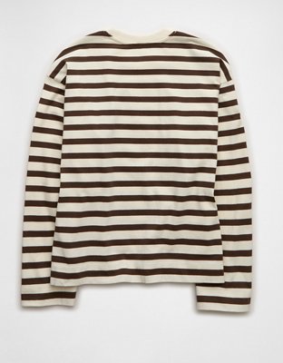 AE Striped Long Sleeve T-Shirt | American Eagle