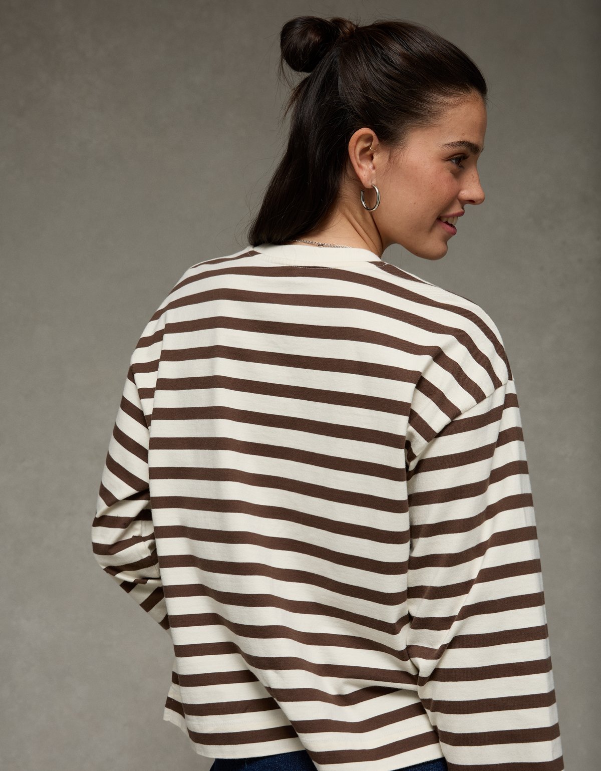 AE Striped Long Sleeve T-Shirt - image 2