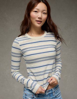 AE Long Sleeve Hey Baby Tee