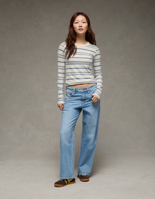 AE Long Sleeve Hey Baby Tee