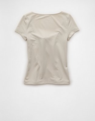 AE Square Neck Hey Baby Tee