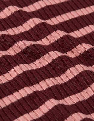 AE Long-Sleeve Waffle Plush Crew Neck Tee