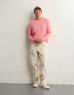 AE Long Sleeve Plush Crew Neck Top