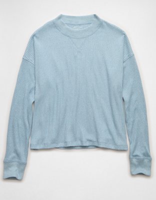 AE Long Sleeve Plush Crew Neck Top