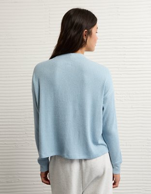 AE Long Sleeve Plush Crew Neck Top
