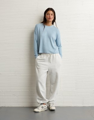 AE Long Sleeve Plush Crew Neck Top