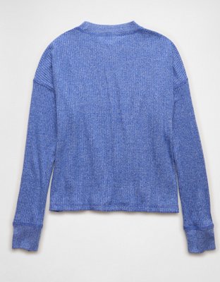 AE Long Sleeve Plush Crew Neck Top