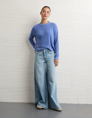 AE Long Sleeve Plush Crew Neck Top