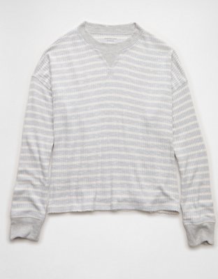 AE Long Sleeve Plush Crew Neck Top