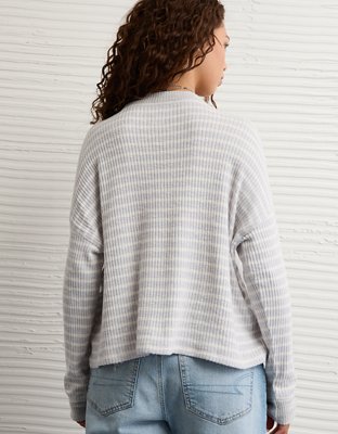 AE Long Sleeve Plush Crew Neck Top