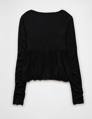 AE Soft & Sexy Babydoll Cinched T-Shirt