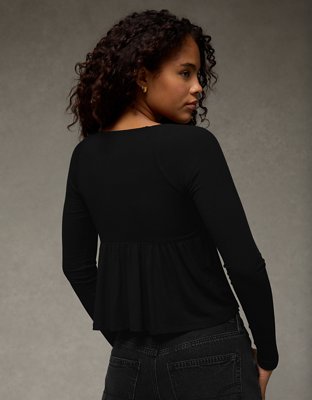 AE Soft & Sexy Babydoll Cinched T-Shirt