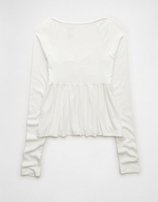 AE Soft & Sexy Babydoll Cinched T-Shirt