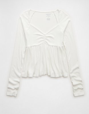 AE Soft & Sexy Babydoll Cinched T-Shirt