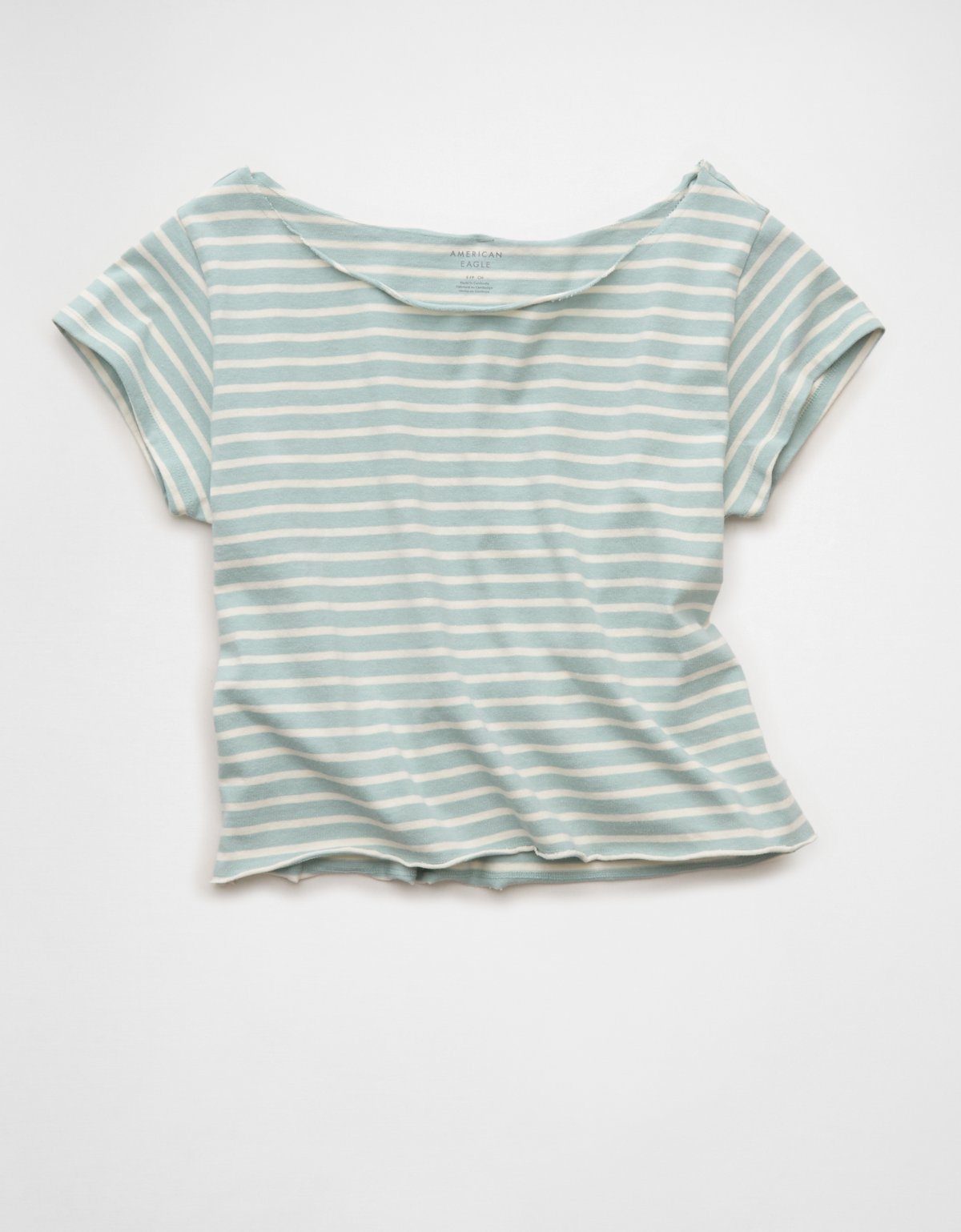 AE Off-the-Shoulder Striped T-Shirt - image 3