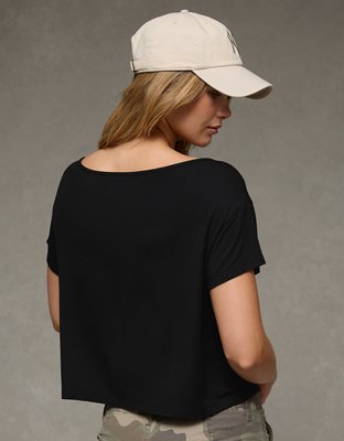 AE Off-the-Shoulder Soft & Sexy T-Shirt
