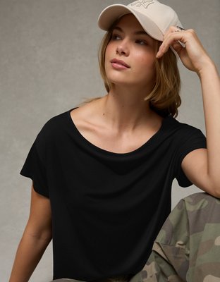 AE Off-the-Shoulder Soft & Sexy T-Shirt